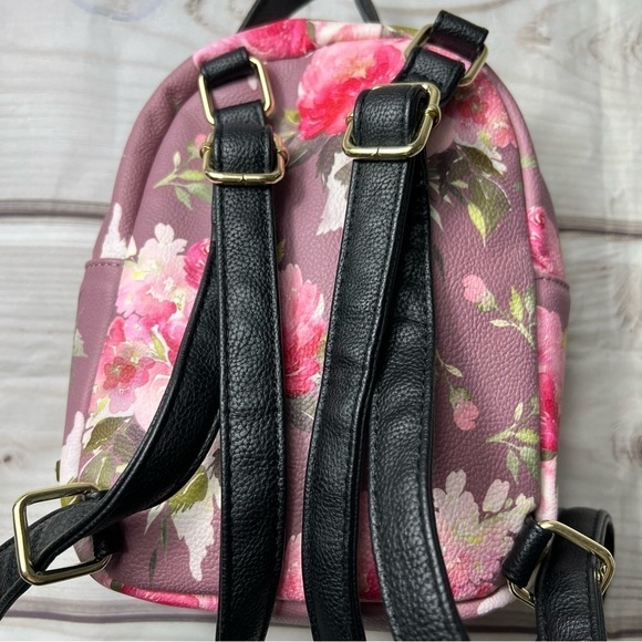 Betsey Johnson Floral Doggy Mini Backpack - Picture 6 of 9